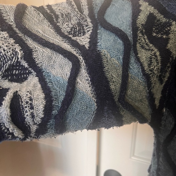 Cuggi Cardigan Sweater, Blue, Size L - Picture 8 of 15